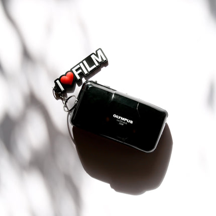 "I ❤️ FILM" Rubber Keychain