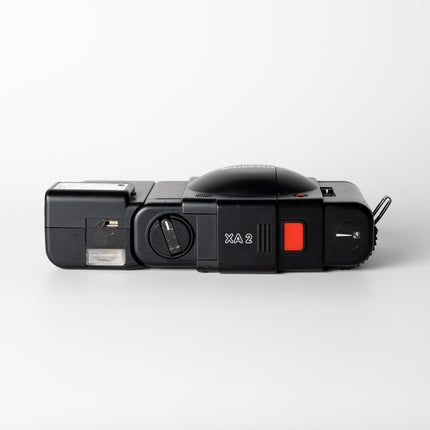 Olympus XA2 (With flash attachment)